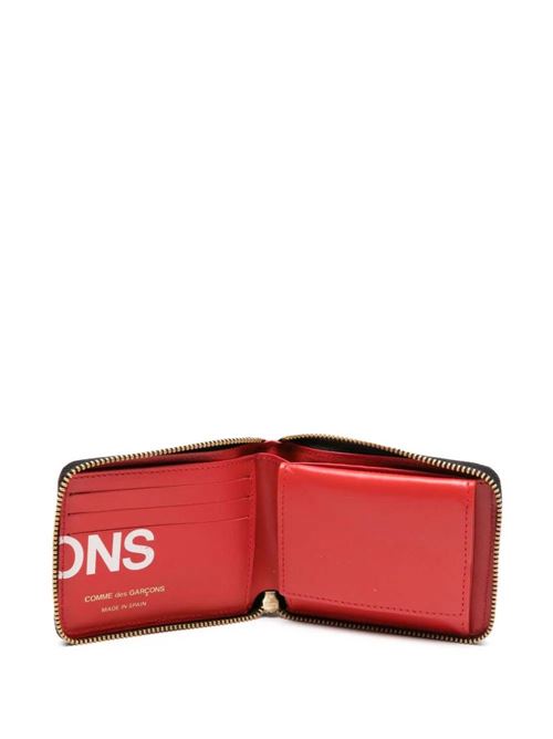 logo-print leather wallet Comme des Garcons | SA7100HL2